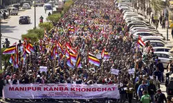 Thousands rally to assert stand on territorial, administrative integrity of Manipur