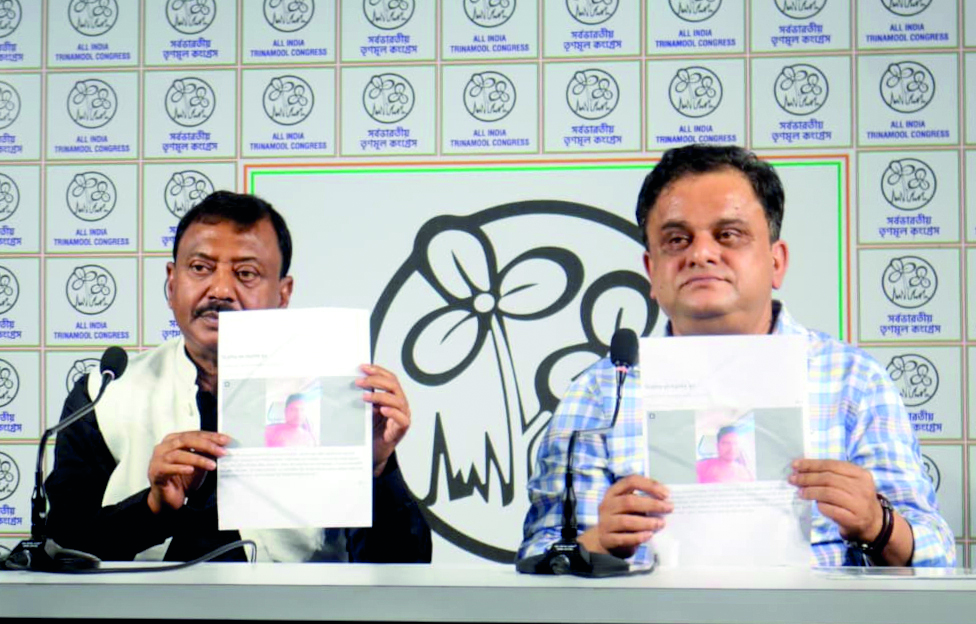 BJP halted Saraswati Puja at Amit Shah’s Barrackpore rally venue, alleges TMC BJP halted Saraswati Puja at Amit Shah’s Barrackpore rally venue, alleges TMC