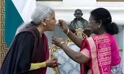 Finance Minister Nirmala Sitharaman meets President ahead of Budget speech