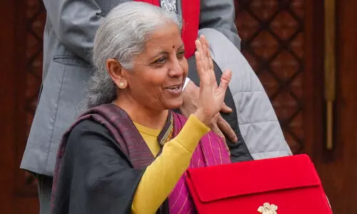 Govt proposes to lower debt-to-GDP ratio to 55.6 pc in FY27: Sitharaman Govt proposes to lower debt-to-GDP ratio to 55.6 pc in FY27: Sitharaman