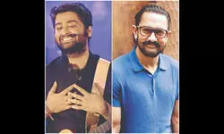 Aamir Khan meets Arijit Singh days after playback retirement