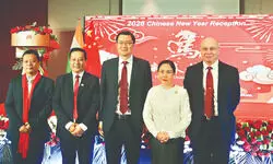 Chinese Consulate General hosts New Year reception