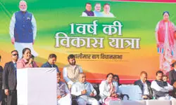 One year on, CM Gupta gets emotional over people’s trust