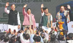 BJP chief Nabin, CM Gupta flag off 500 EV buses