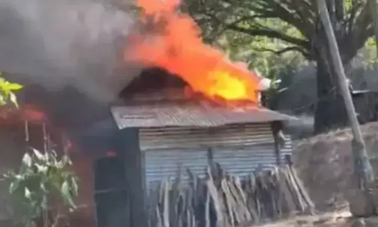 Tension grips Manipurs Ukhrul after militants set ablaze several houses