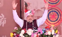 Union Home Minister Amit Shah attends closing ceremony of ‘Bastar Pandum 2026’ in Chhattisgarh