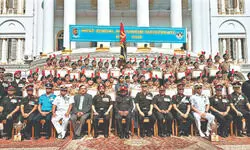 West Bengal Governor felicitates NCC cadets