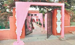 DU students object to college premises used for principal’s son’s wedding