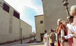 PM Modi inaugurates new PMO at Seva Teerth complex PM Modi inaugurates new PMO at Seva Teerth complex