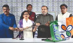 ‘Jolt to saffron camp in Moyna’ as BJP leader joins TMC