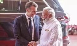 PM Modi holds talks with French President Macron in Mumbai