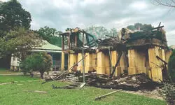 Reconstruction of iconic Holong Forest Bungalow begins after two years