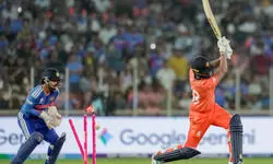 Dube, Chakravarthy star as India end league stage with 17-run win over Netherlands
