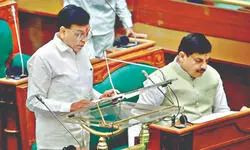 Deputy Chief Minister Devda tables Rs 4.38 lakh crore Budget; no new tax proposal