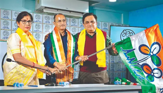 Kurseong BJP MLA Bishnu Prasad Sharma joins TMC Kurseong BJP MLA Bishnu Prasad Sharma joins TMC