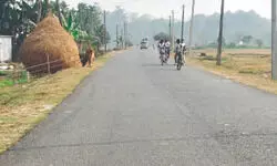 Local residents flag dumper movement as Bodaganj–Gajoldoba rd nears completion Local residents flag dumper movement as Bodaganj–Gajoldoba rd nears completion