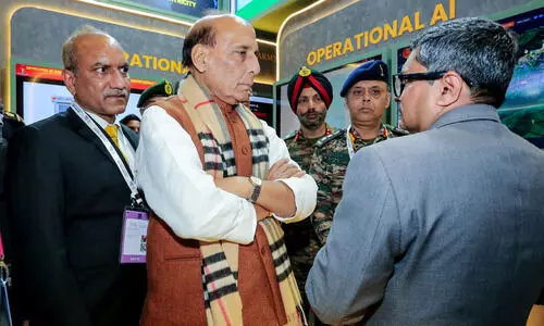 Army showcases several AI-driven applications at AI Summit, Rajnath visits pavillion Army showcases several AI-driven applications at AI Summit, Rajnath visits pavillion