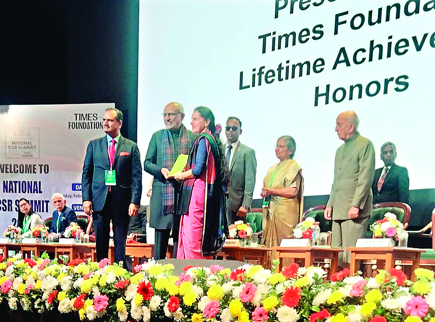 Manisha Shridhar conferred lifetime leadership Manisha Shridhar conferred lifetime leadership