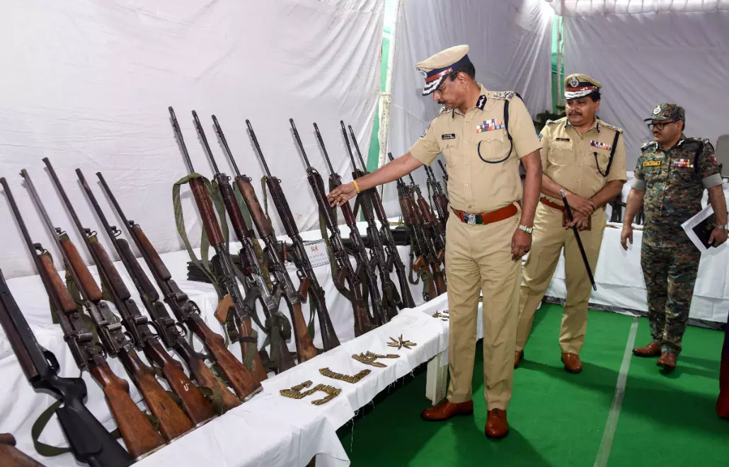 Top Maoist leader Devji surrenders before Telangana police Top Maoist leader Devji surrenders before Telangana police