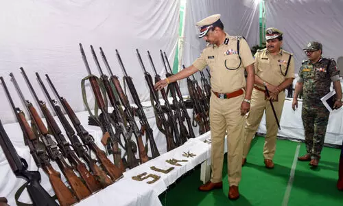 Top Maoist leader Devji surrenders before Telangana police Top Maoist leader Devji surrenders before Telangana police