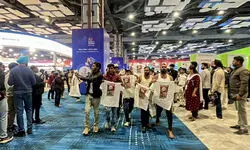 Shirtless protest at AI Summit: Delhi Police nabs Youth Congress worker in Gwalior, total arrests 5