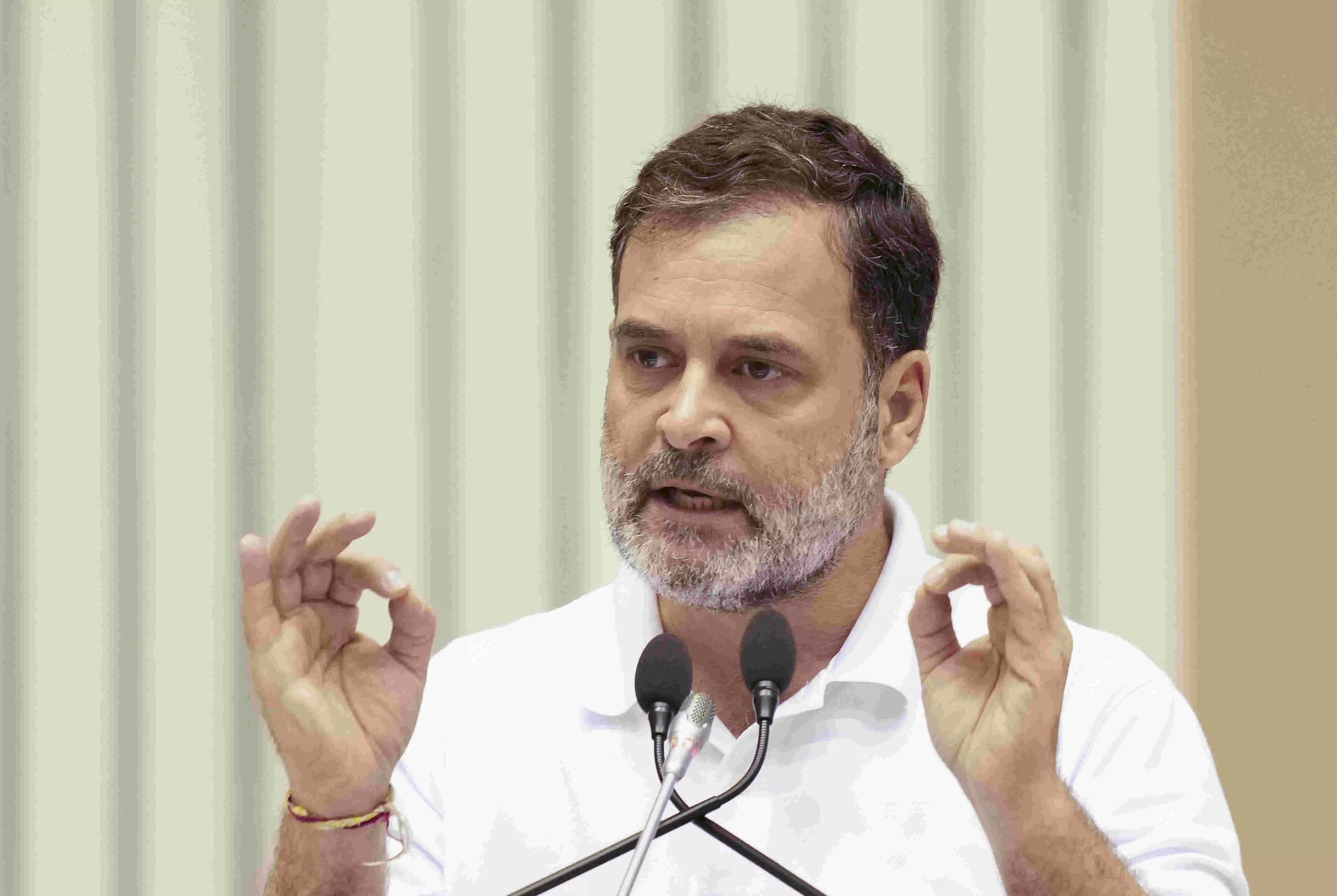 Reflective of dictatorial tendencies, cowardice: Rahul slams arrest of IYC leaders Reflective of dictatorial tendencies, cowardice: Rahul slams arrest of IYC leaders