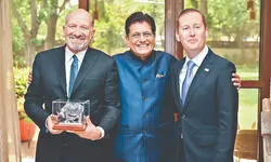 Goyal, US Comm Secy Lutnick hold talks to boost trade relationship Goyal, US Comm Secy Lutnick hold talks to boost trade relationship