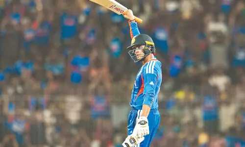 Blue thunder at Chepauk!