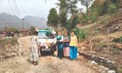 Residents left in tears as first vehicle rolls into remote Buxa village Chunabhati Residents left in tears as first vehicle rolls into remote Buxa village Chunabhati