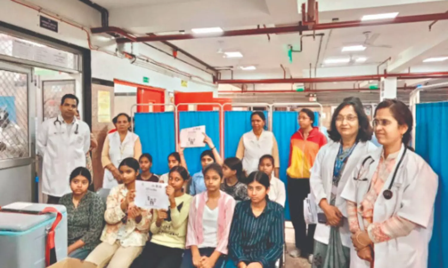 HPV vaccination drive conducted for adolescent girls in south Delhi