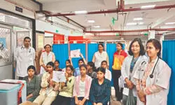 HPV vaccination drive conducted for adolescent girls in south Delhi