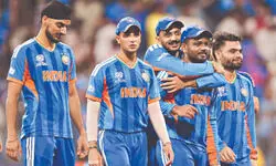 On a night of momentum swings, India won the moments