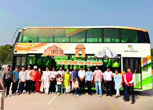 Delhi Tourism unveils double-decker bus tour