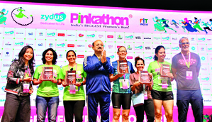 Over 10,000 women join Pinkathon run on Women’s Day; Sood highlights role of fitness initiatives in building healthy society