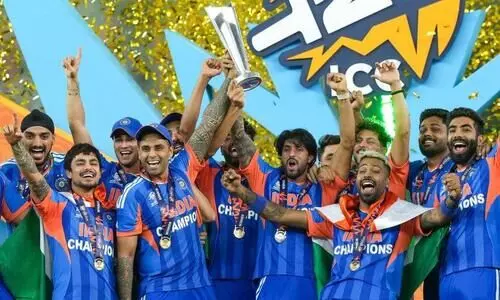 Blue magic! 1-sided glory | India bulldoze New Zealand in final, defend T20 World Cup title Blue magic! 1-sided glory | India bulldoze New Zealand in final, defend T20 World Cup title
