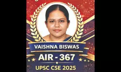 Vaishna Biswas makes Bengal proud with UPSC AIR 367