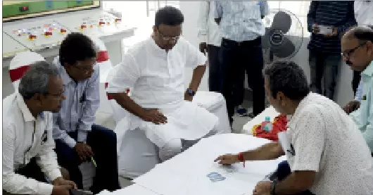 Mayor inspects progress of water treatment plant in Garia Mayor inspects progress of water treatment plant in Garia