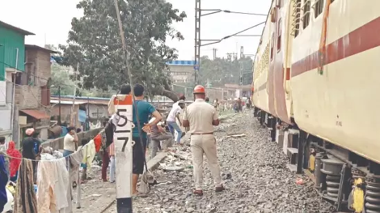 Stones pelted at BJP’s brigade special train after workers’ misconduct Stones pelted at BJP’s brigade special train after workers’ misconduct