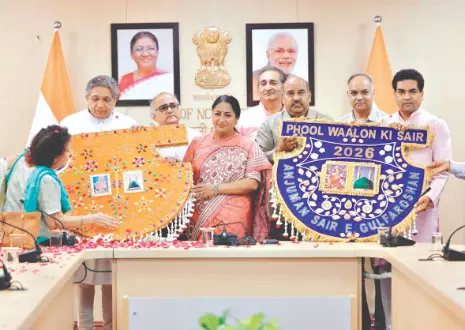 CM Rekha Gupta attends ‘Phool Walon Ki Sair’ ceremony at Delhi Secretariat CM Rekha Gupta attends ‘Phool Walon Ki Sair’ ceremony at Delhi Secretariat