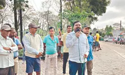 TMC protests at tea gardens over workers’ demands TMC protests at tea gardens over workers’ demands