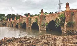 Neglected Barapullah bridge   gets new life after restoration