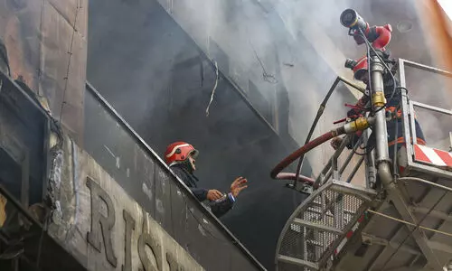 Three children among 9 of family killed in massive fire at multi-storey building in Delhis Palam