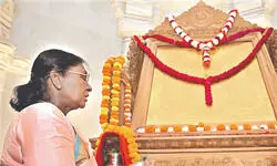 Witnessing construction of Ram Temple a ‘moment of pride’ for nation: Prez Murmu