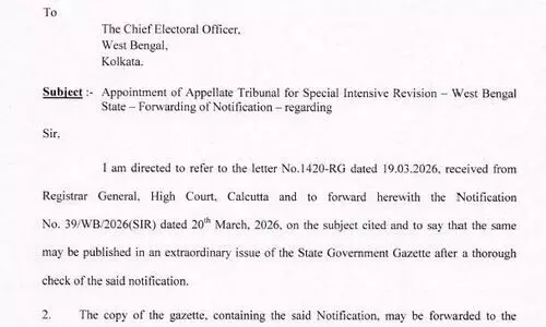 Bengal SIR: Release of supplementary voter list pushed to Monday