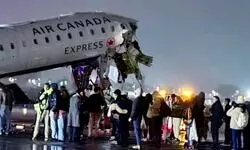 Air Canada flight collides with a Port Authority vehicle at New Yorks LaGuardia Airport Air Canada flight collides with a Port Authority vehicle at New Yorks LaGuardia Airport