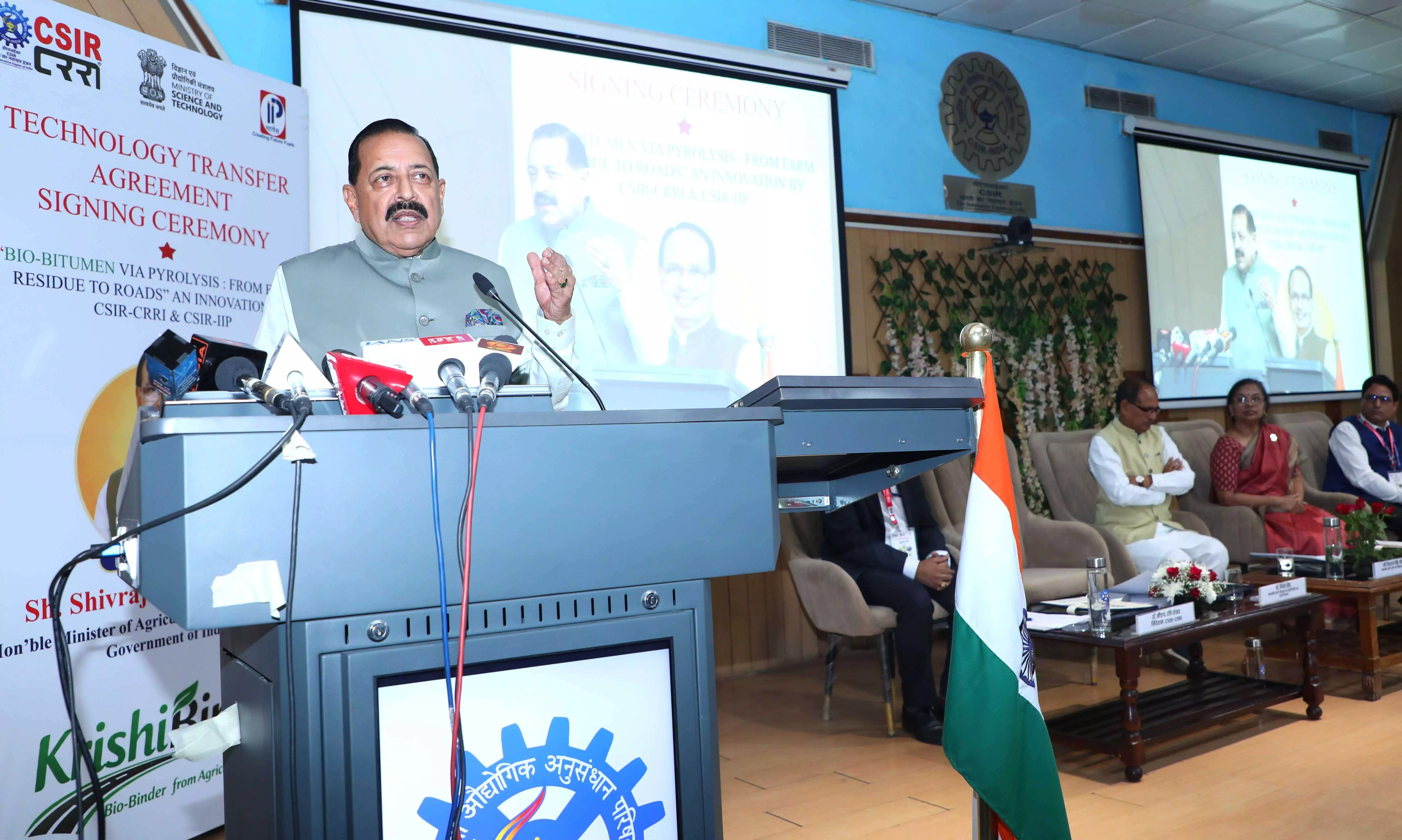 ‘Crop waste to bio-bitumen may cut imports’ ‘Crop waste to bio-bitumen may cut imports’