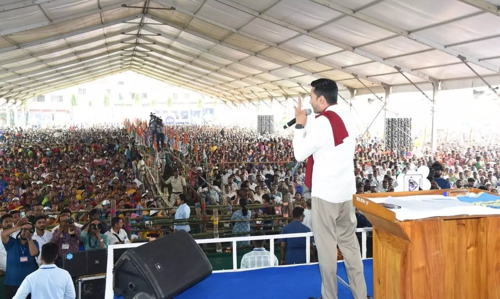 BJP’s ‘parivartan’ call is to change Bengal’s demography: Abhishek BJP’s ‘parivartan’ call is to change Bengal’s demography: Abhishek