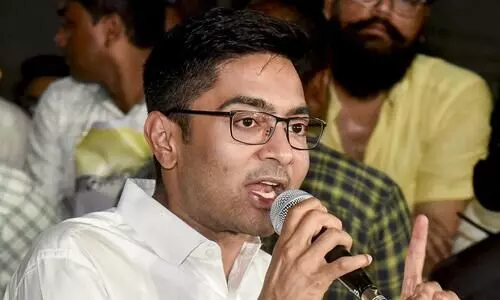 Abhishek attacks BJPs double-engine claim in Balurghat, challenges party on welfare schemes Abhishek attacks BJPs double-engine claim in Balurghat, challenges party on welfare schemes