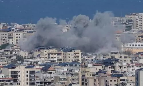 Iran hits tanker off coast of Qatar, Kuwait airport and Israel kills 5 in Beirut attack