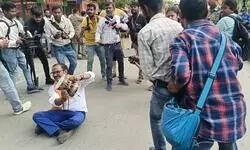 TMC-BJP workers clash while filing nomination in Cooch Behar TMC-BJP workers clash while filing nomination in Cooch Behar